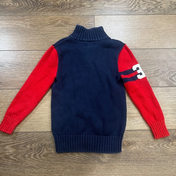 Polo Ralph Lauren Quarter Zip Big Pony Boys Sweater Preppy Warm Winter Sz 6 - Picture 12 of 12